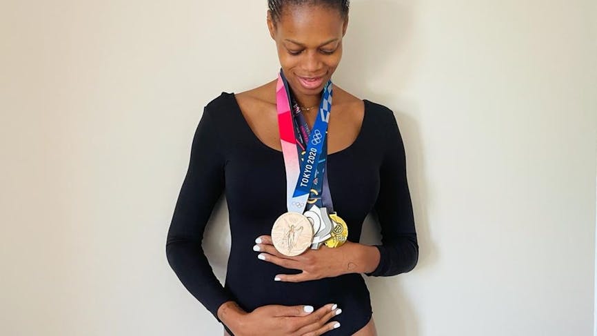 Valériane Ayayi Vukosavljević était enceinte de trois mois et demi pour sa participation aux Jeux Olympiques de Tokyo
