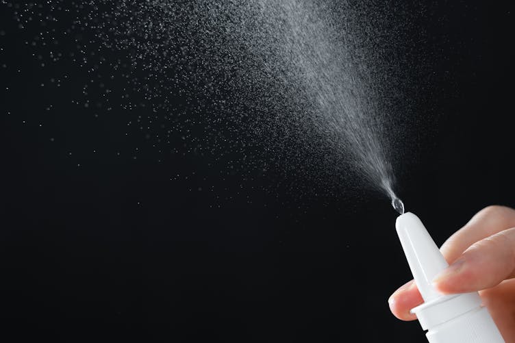 Un spray nasal, vraisemblablement moins efficace qu'un orgasme pour déboucher le nez