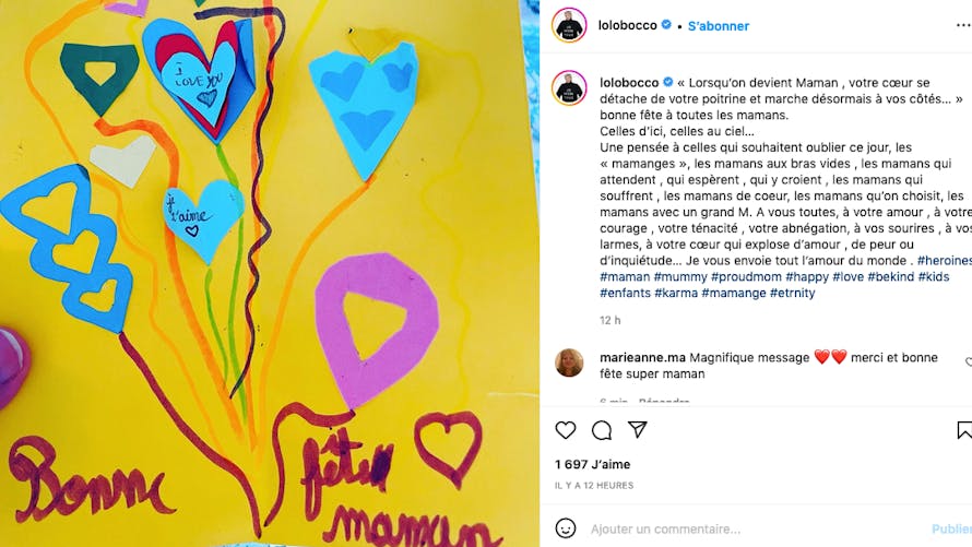 Laurence Boccolini partage son cadeau de fête des mères