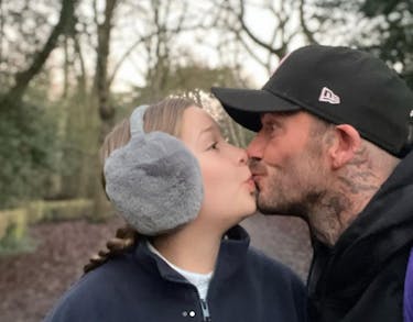 Ce baiser sur la bouche jugé déplacé entre David Beckham et sa fille de 10 ans
