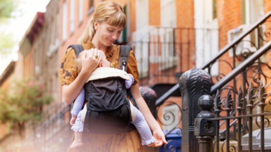 Manteau pour top porte bébé