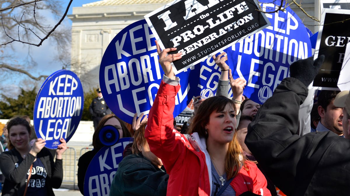 Des manifestantes pour le droit à l'avortement aux États-Unis