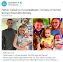 Ce père a dû choisir entre sauver sa compagne ou son bébé à naître