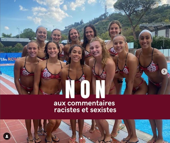 L'équipe de France féminine de natation synchronisée dénonce les commentaires sexistes et racistes. 