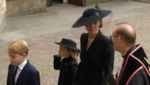 Funérailles d'Elizabeth II : George et Charlotte présents aux côtés de Kate Middleton