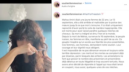 Soutien aux Iraniennes : des personnalités françaises se coupent les cheveux face caméra 