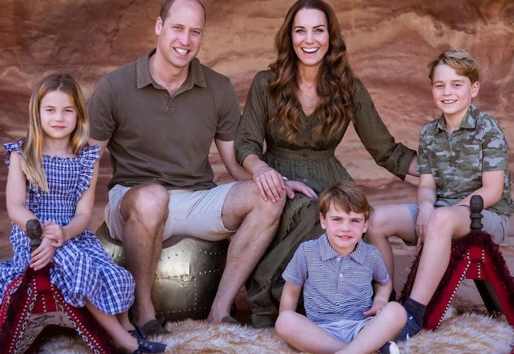 Le prince William et sa famille
