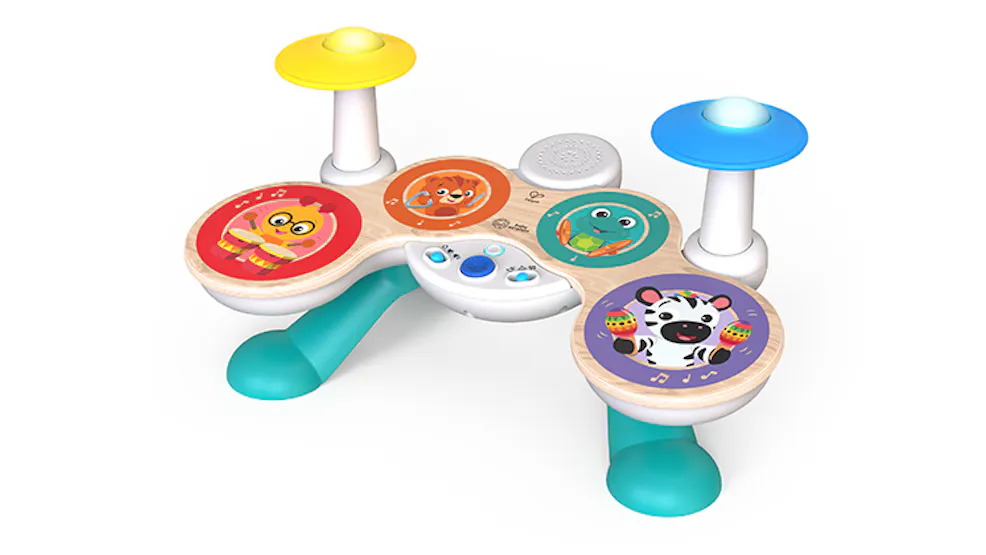 PlanToys Batterie Enfant en Bois - Tambour Musical avec 2 Baguettes - Jouet d'Éveil Musical pour Enfants 1+ An - Jouet Écologique et Durable PlanToys Batterie Enfant en Bois - Tambour Musical avec 2 Baguettes - Jouet d'Éveil Musical pour Enfants 1+ An - Jouet Écologique et Durable