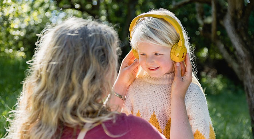 POGS L'Éléphant - Jaune – POGS Kids only headphones