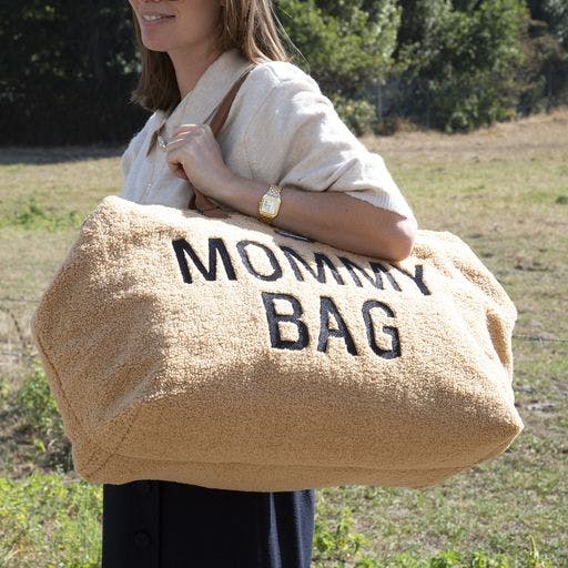 Le Mommy Bag ® Sac A Langer - Teddy Brun de chez Childhome