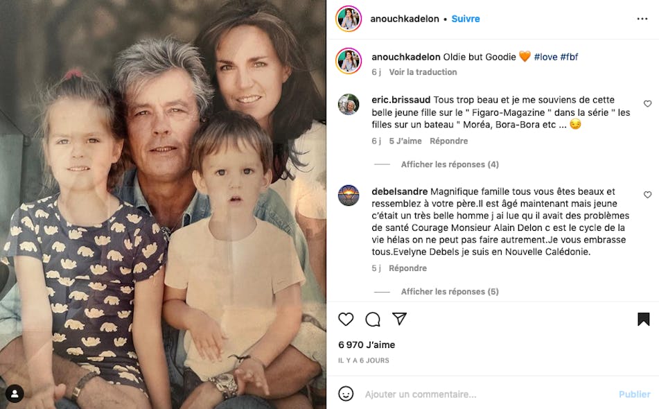 Anouchka Delon : photo de famille