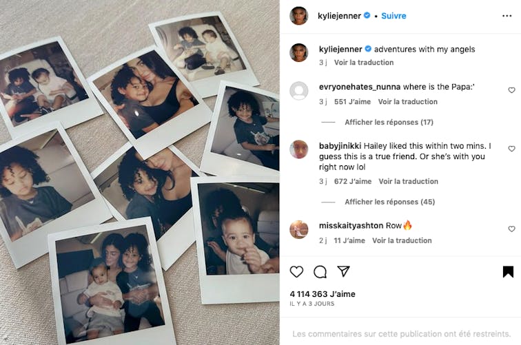 Kylie Jenner : photos rares de ses deux enfants