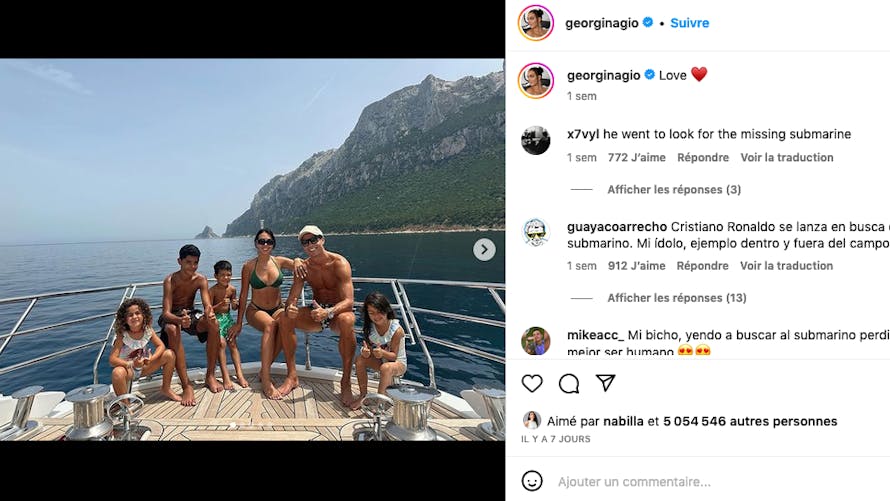 Les vacances plutôt pas mal de Georgina et Cristiano Ronaldo