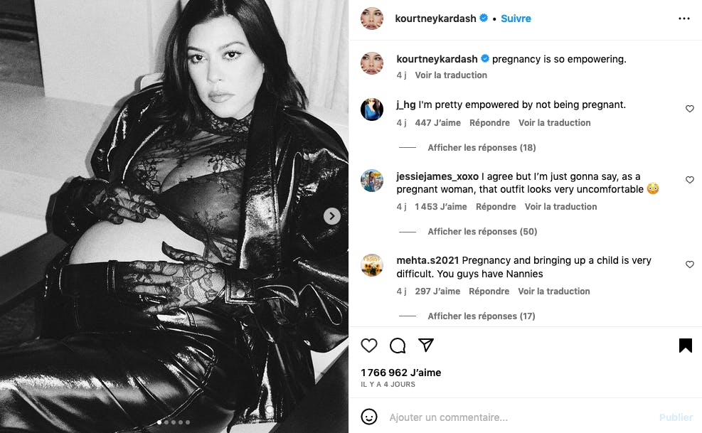 Kourtney Kardashian : mood fin de grossesse