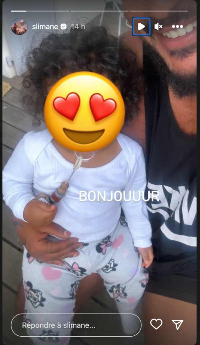 Slimane Papa : Cette Rare Photo De Sa Fille Esmeralda Fait Craquer La ...