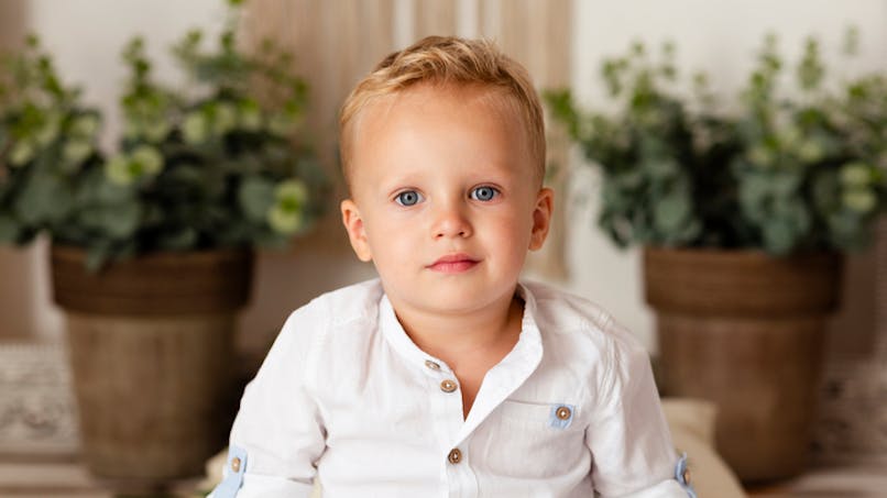 Bébé scandinave portant le prénom Tobias