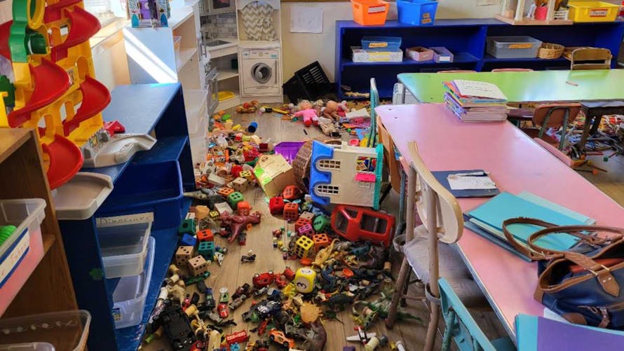Une photo de classe sinistrée par un élève de trois ans et demi