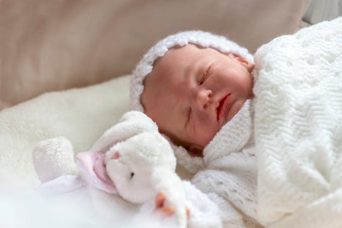 Bébé portant un prénom de fille inspiré du carnet rose 2023, Matilda