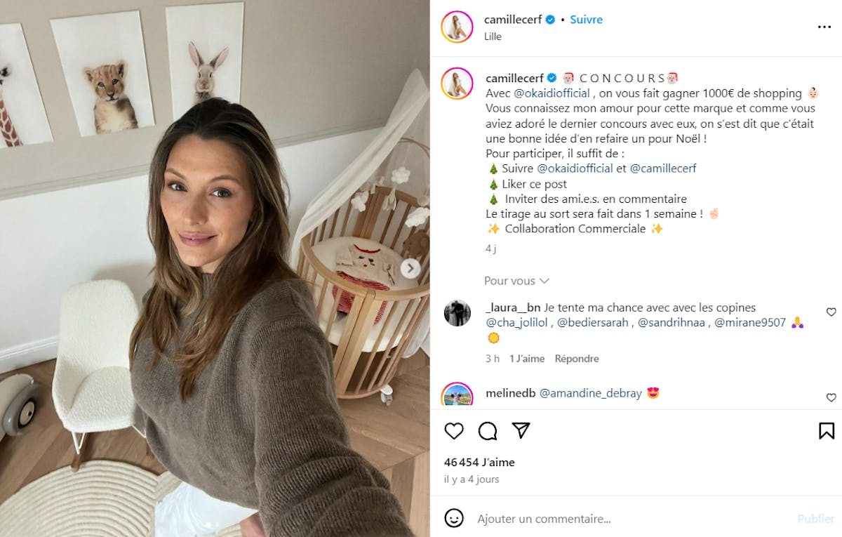 Maman depuis août, l’exMiss Camille Cerf prend une décision forte concernant son allaitement