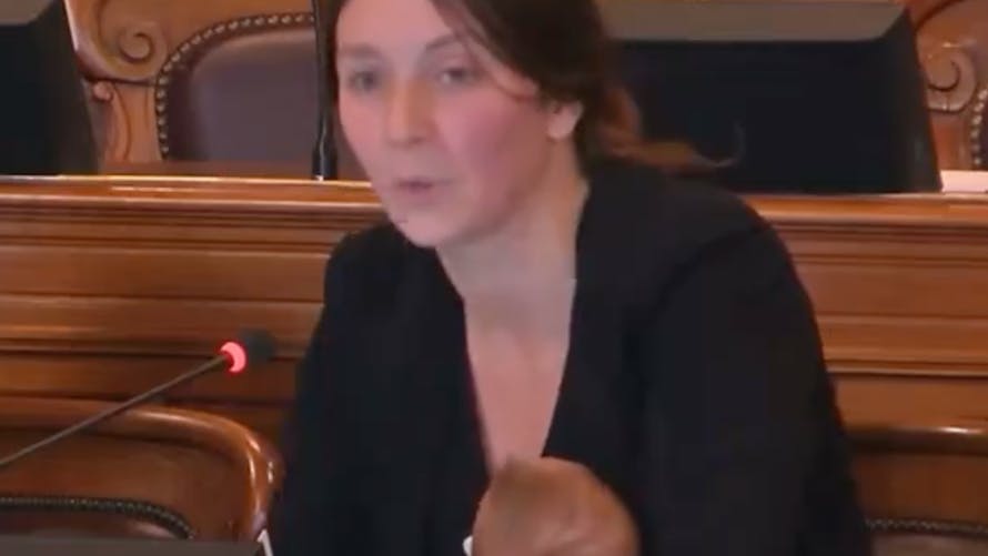 Une élue siège avec son bébé de 11 semaines au Conseil de Paris 