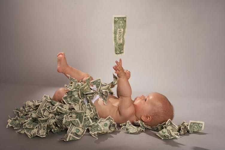 bébé et argent