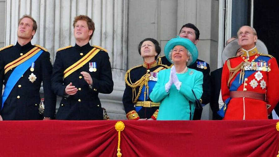 Elizabeth II en famille