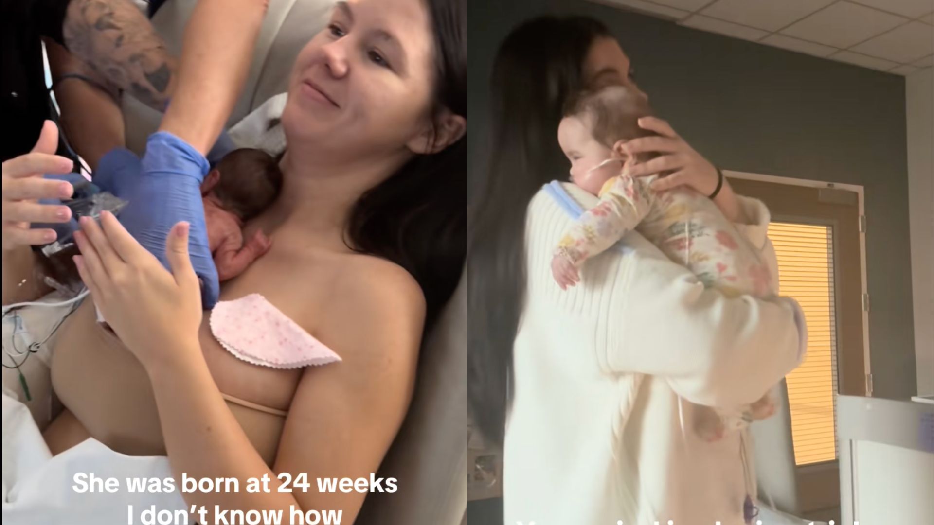 Elle partage une vidéo de son bébé très grand prématuré qui passe 7 mois en soins intensifs et bouleverse les internautes