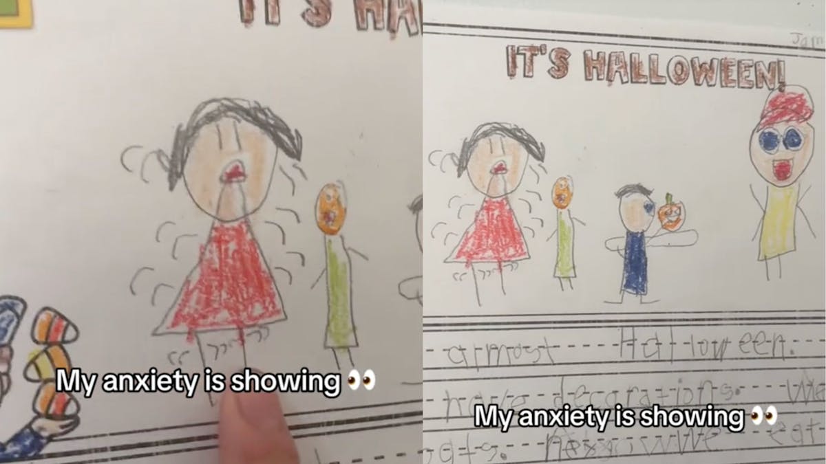 Ce dessin d'un enfant de 6 ans qui représente l'anxiété de sa maman fascine les internautes