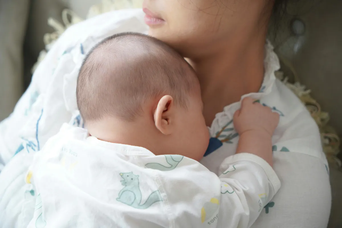 Cette maman a été victime d'une psychose puerpérale :