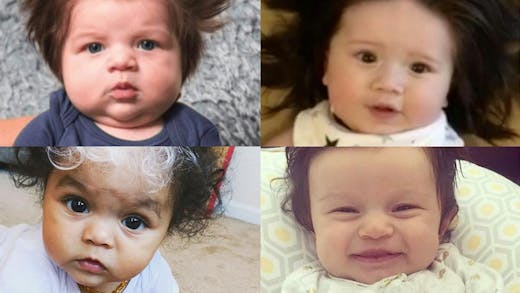Top 10 des bébés chevelus les plus craquants (diaporama)